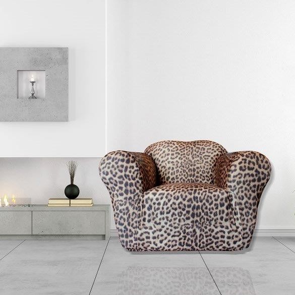 Leopard 1 Seater Chair Cover by Sureft