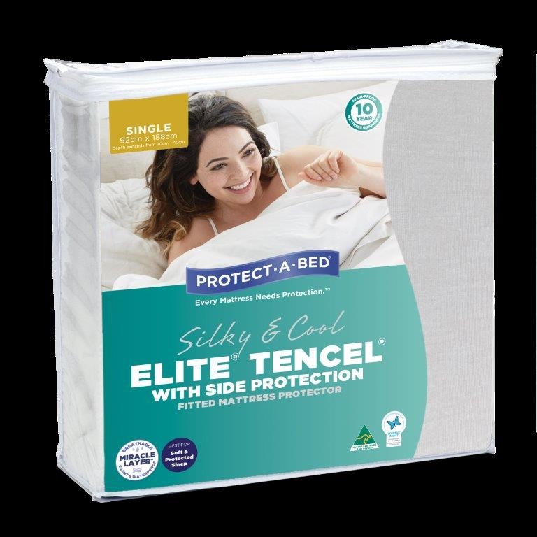 Elite Tencel Mattress Protector & Pillow Protector Range by Protect A Bed