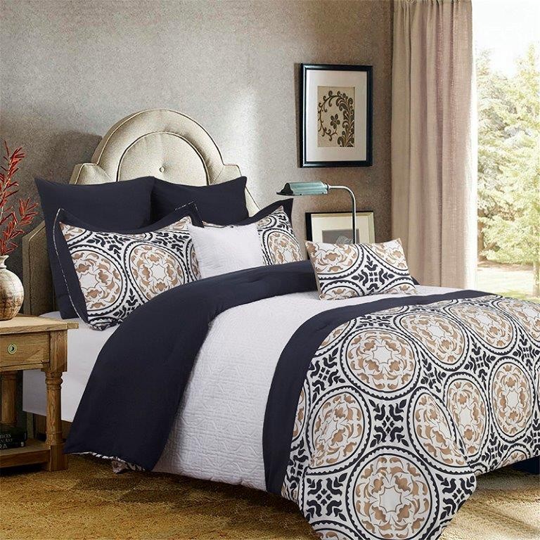 Camilla 7 Piece Comforter Set by Bambury