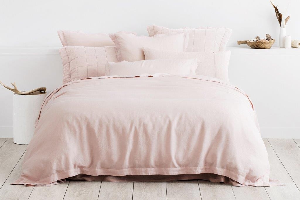 Abbotson Blush Tailored Quilt Cover by Sheridan