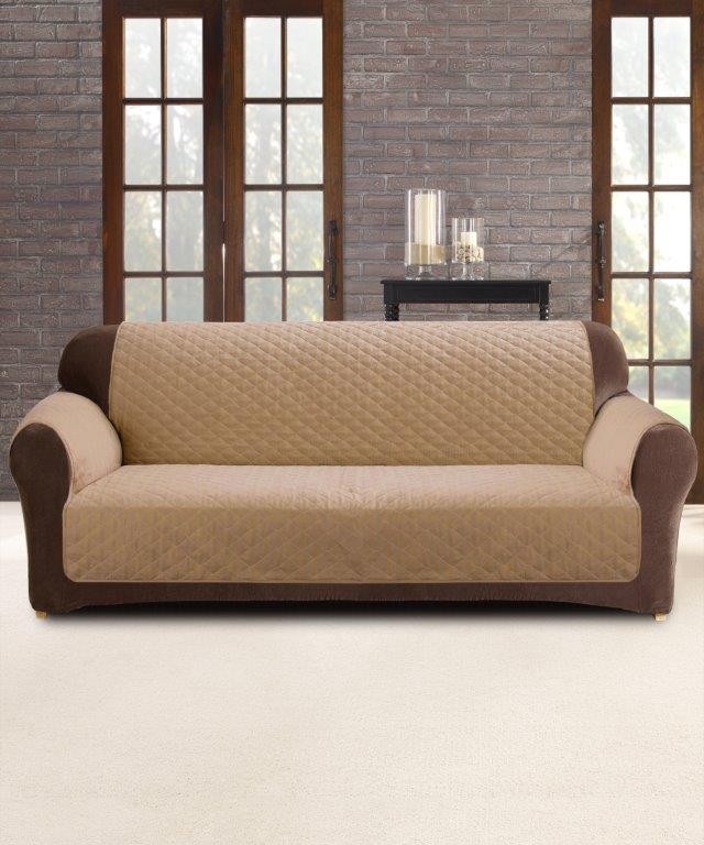 Dark Flax 2 Seater Custom Fit Couch Protector
