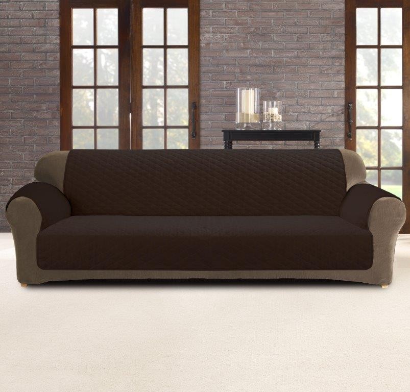 Coffee 3 Seater Custom Fit Couch Protector