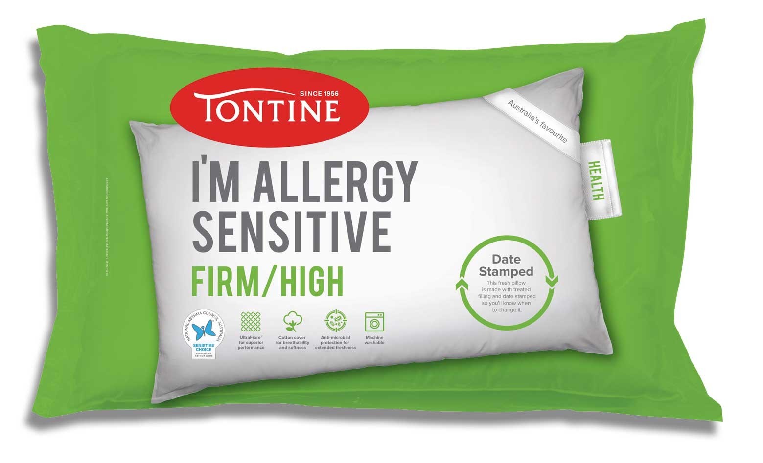 I'm Allergy Sensitive Pillow Firm by Tontine