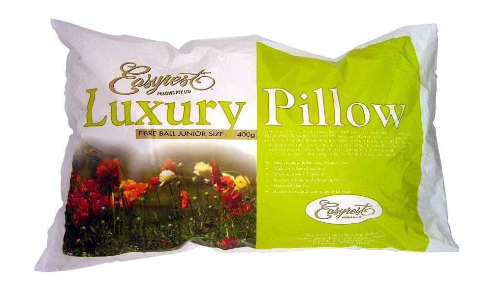 Luxury Sateen Fibre Ball Junior Size Pillow by Easyrest
