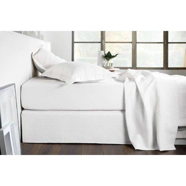 Abbotson White Plain Bedskirt by 