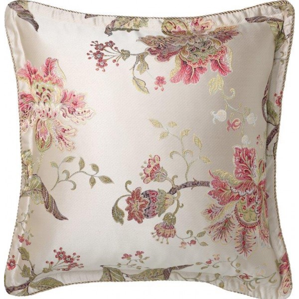 Red european pillowcase discount