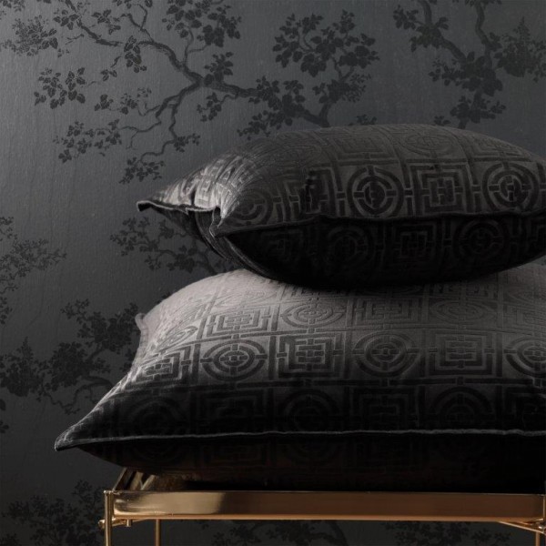 Black european pillowcase online