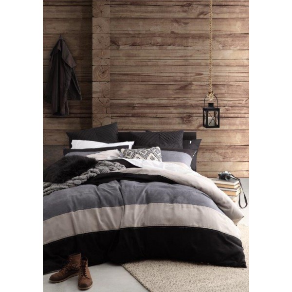 Morrison Smoke King Bed Quilt Cover Set By Logan Mason Best Linen Morrison Smoke King Bed Quilt Cover Set, Morrison King Bed