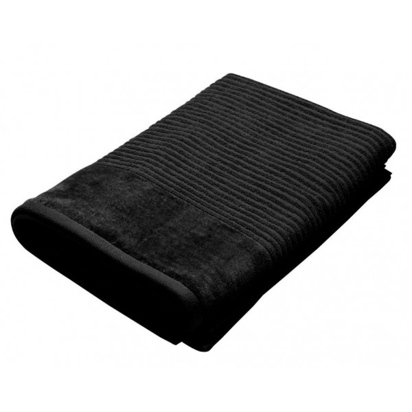 Royal Excellence 4 Piece Cotton Bath Towel Set Black Bathroom Best Price Linen